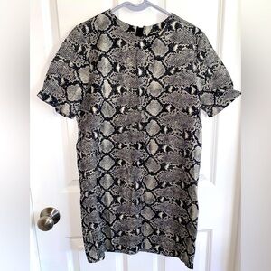Zara Snake Print Dress - Size S